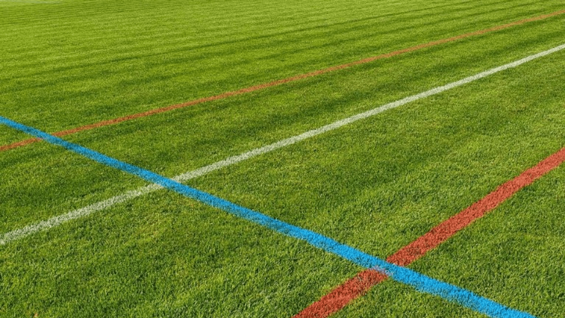 Professionelle Sportplatzmarkierung