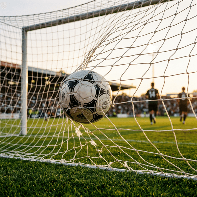 Fußball-Tornetz Detail